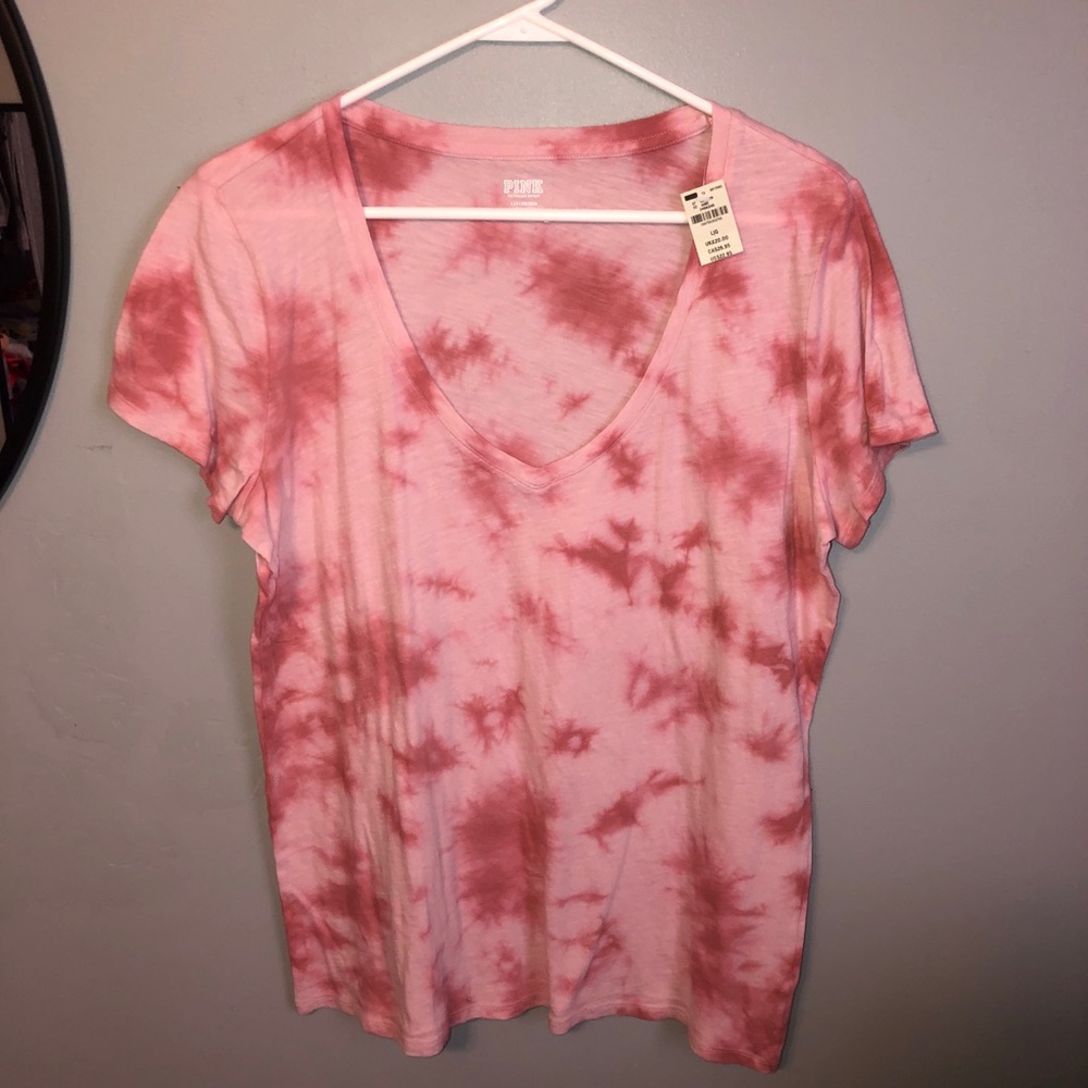 PINK tye dye t-shirt